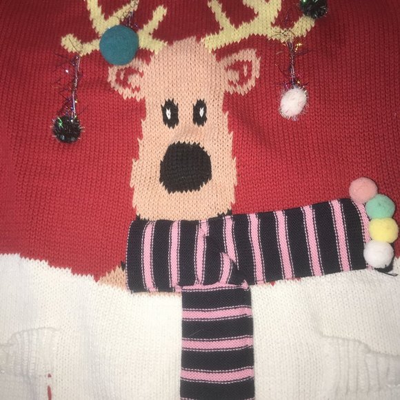 NWt Blueberi blvd 4 reindeer sweater outfit $52 - Picture 3 of 7